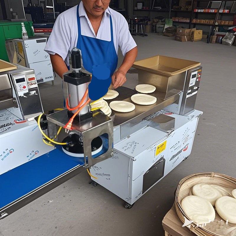 压饼机拍饼机大饼成型机可以印花纹支持定制模具R商用全自动多功