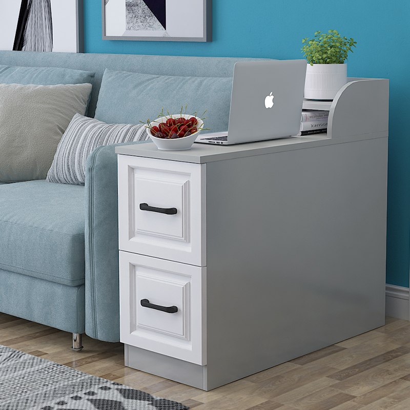 沙发边柜茶几欧式客厅边几沙发柜中间小茶几缝隙扶手柜角几储物柜