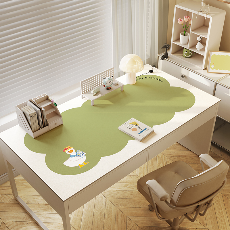 桌垫书桌学生儿童环保护眼防油防水学习桌写字台pvc皮革茶几桌布