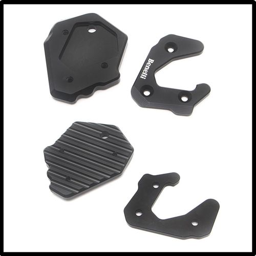 适用贝纳利蓝宝龙BN302S金鹏TRK251黄龙300改装脚撑加大座加宽垫