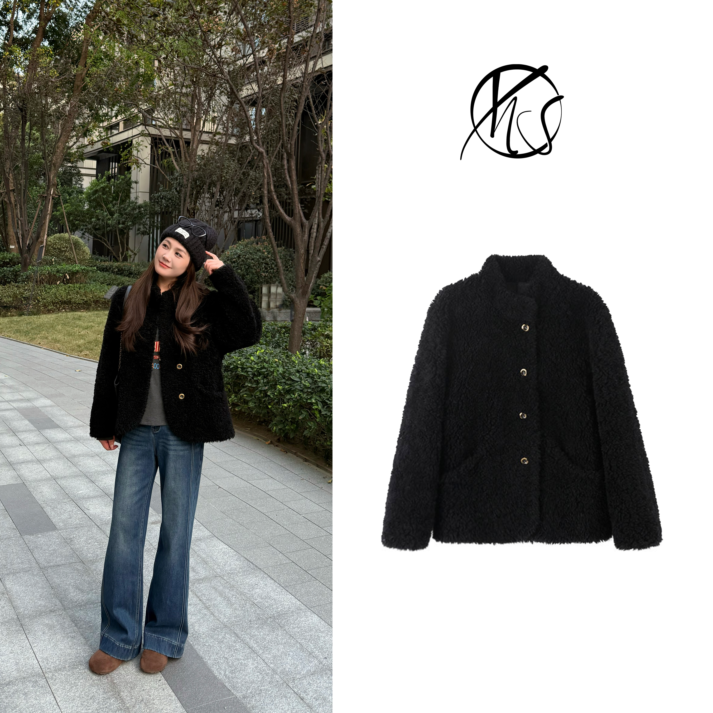 羊毛外套2025年冬季显瘦气质