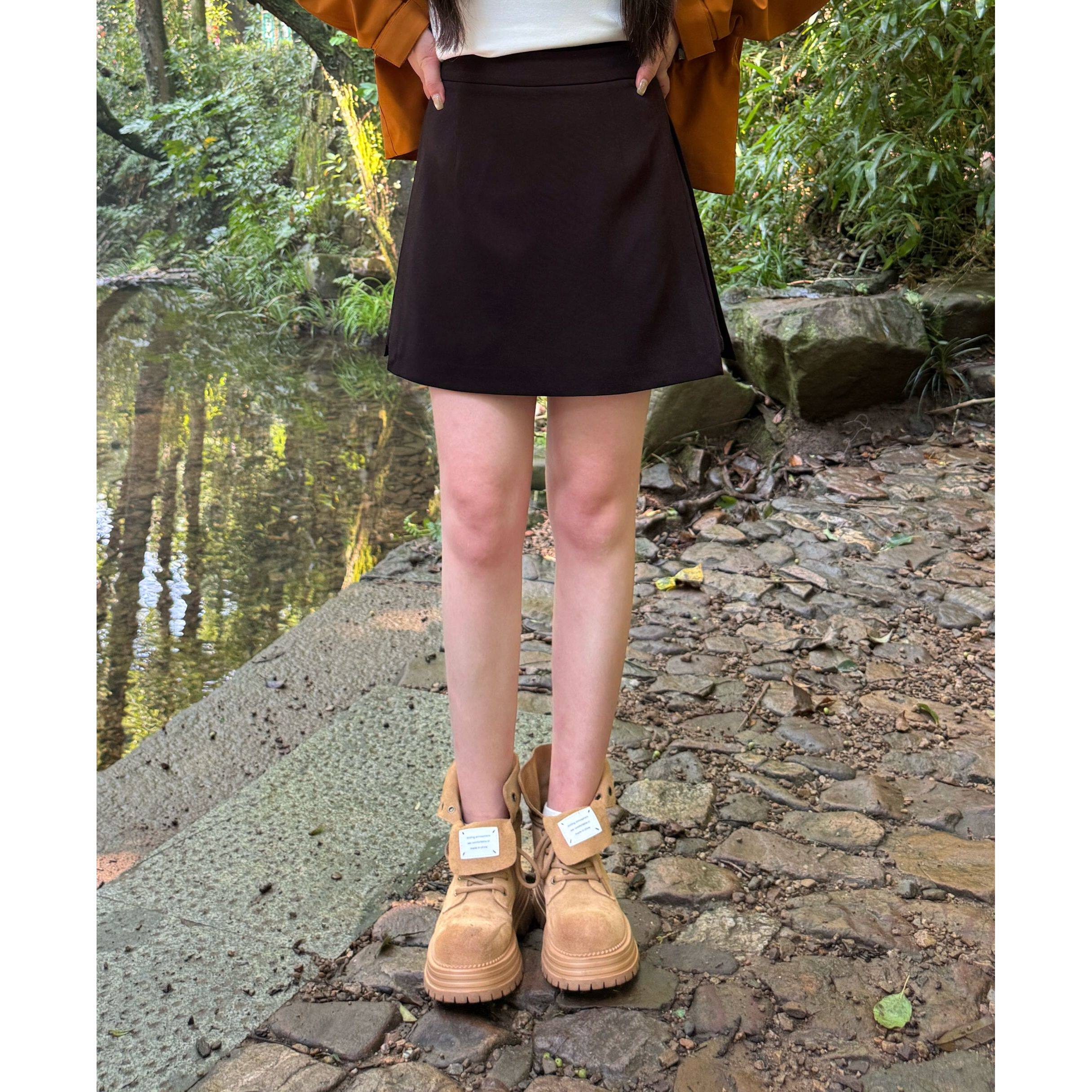 NANJIE/楠姐【百搭利器】秋季显瘦高腰短款半身裙裤XNS6604