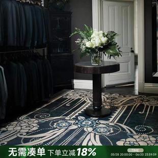 现代轻奢客厅地毯法式 楼兰美惠 现代样板间地垫ins风茶几垫家用毯