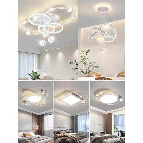 客厅吸顶灯新型现代简约Led客餐厅吊灯中山直发全屋照明套装组合