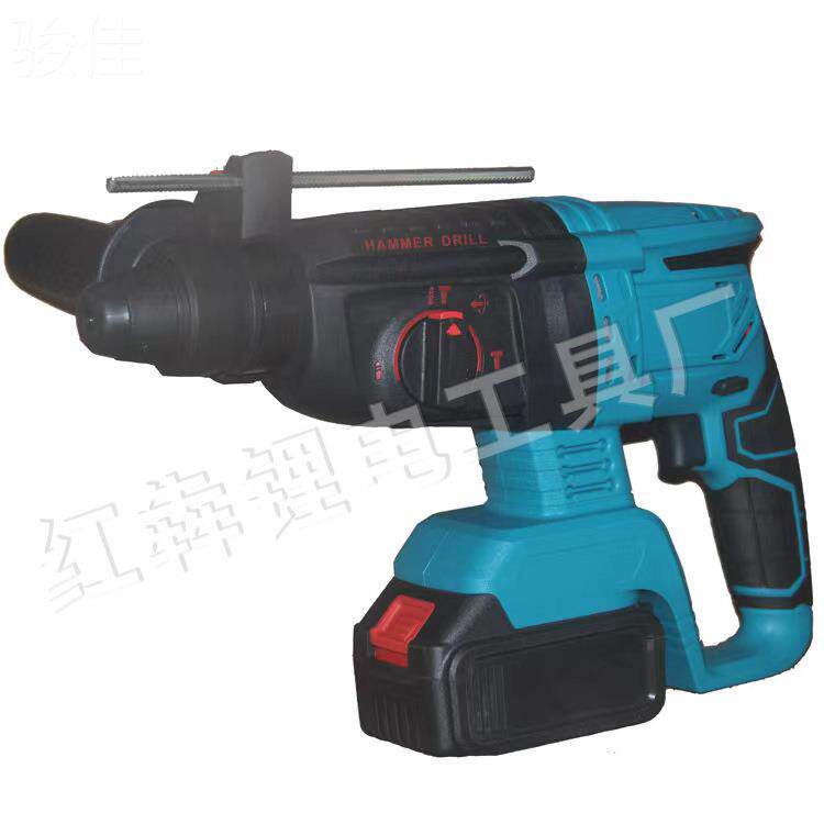 跨境外贸重型锂电无刷电锤电镐两用大功率混凝土石冲击钻电动工具