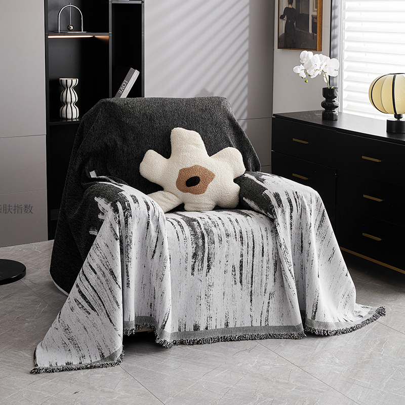 沙发坐垫高级感防j滑四季通用2024新款盖布夏季轻奢芝华士单人罩