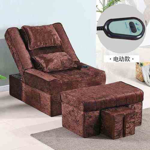 。足浴单人柔式升降电动小儿推拿按摩床洞口沙发椅卧室足疗家用休