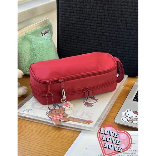 2025新款大容量笔袋学生文具盒简约立体铅笔盒大容量笔盒