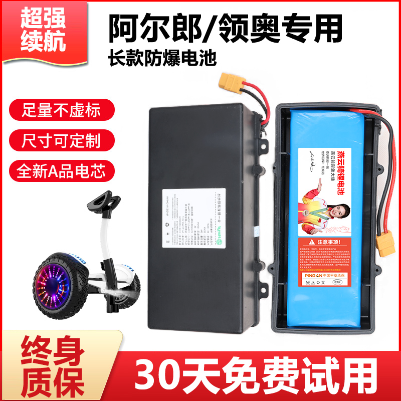 阿尔郎平衡车锂电池36v通用电动双轮扭扭车42v电54v内置电芯55v