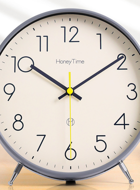 大数字时钟摆台式座钟家q用时尚简约石英钟客厅座钟2023新款878