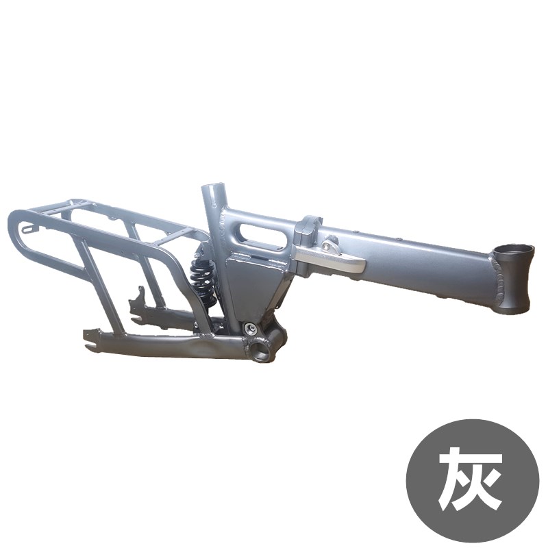 代驾车铝合金车架1l4寸折叠锂电车后置避震车架碟刹款后置电池车