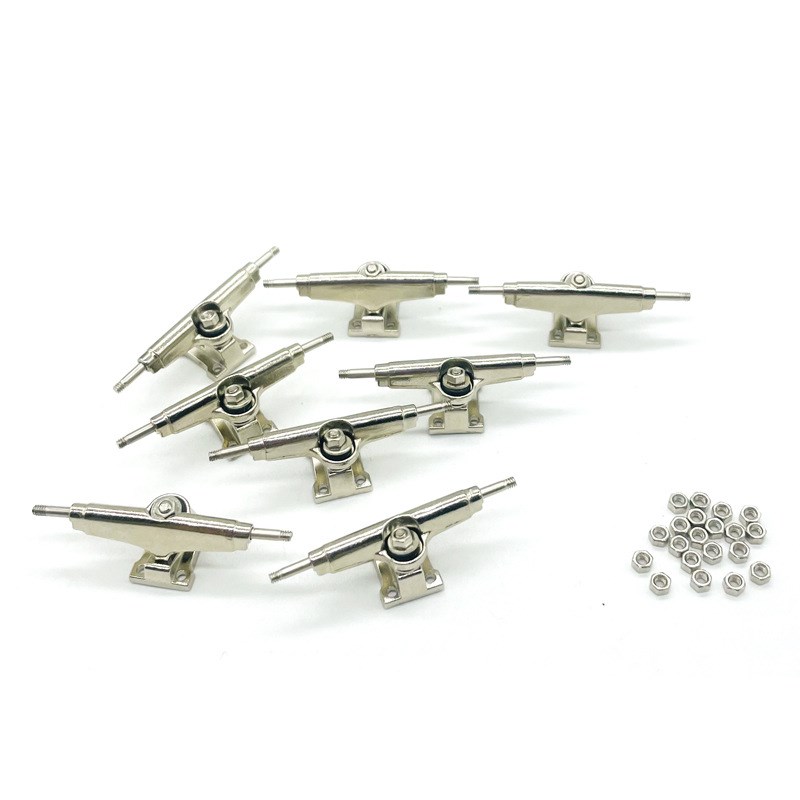 宽支架32MM手指滑板单轴支架银色底座桥配件