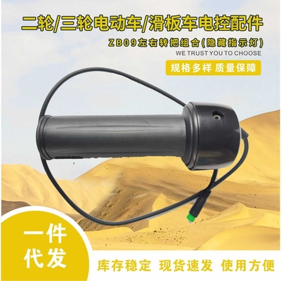 厂家供应电动车配件二轮三轮电动车踏板车滑板车代驾车转把组合隐