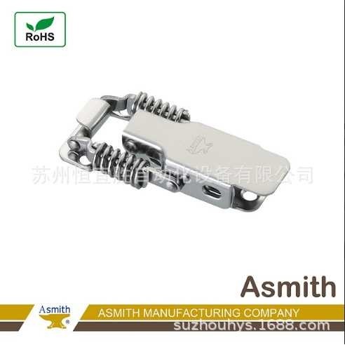 供应不锈钢碳钢铁弹簧搭扣金石门铁匠牌迫紧式搭扣鸭嘴箱卡扣,基础建材,安全链/扣,淘宝优惠券,粉丝福利购,淘宝优惠卷