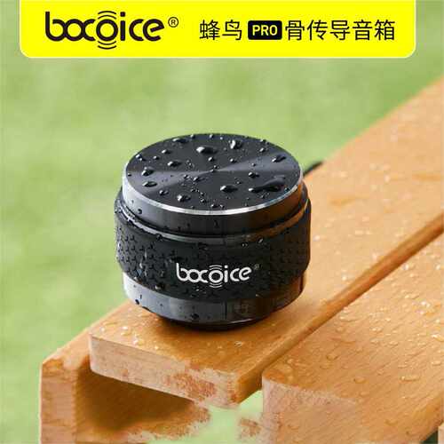 bocoice蜂鸟pro骨传导蓝牙音响便携式共振迷你小钢炮蓝牙音箱LED