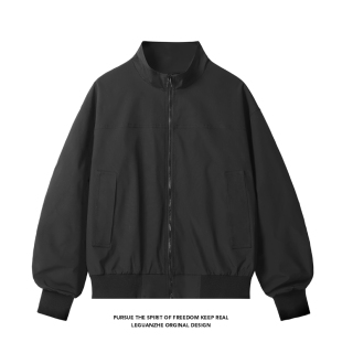 港风白底大码 短款 HJ25187 春季 特P60 新款 高街夹克M 2025 美式