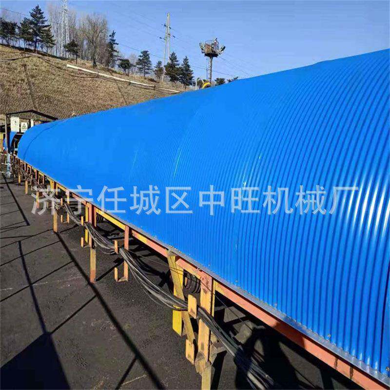 输送机防尘罩玻璃钢电机防护防雨罩适配输送机皮带机弧形防尘罩