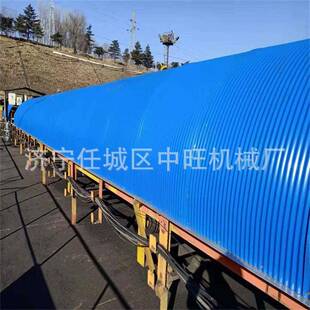 输送机防尘罩玻璃钢电机防护防雨罩适配输送机皮带机弧形防尘罩