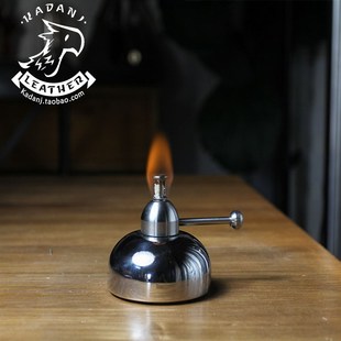 皮匠老王 可调节不锈钢镜面抛光酒精灯 手工皮具  实验室用酒精灯