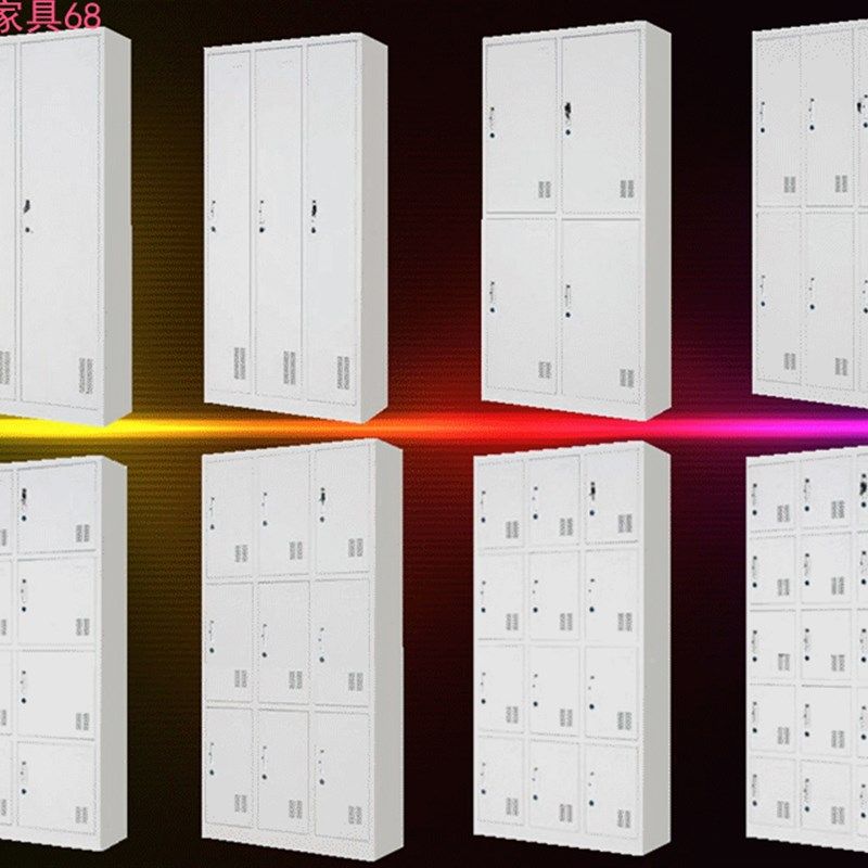 铁皮柜更衣柜储物柜员工柜挂衣柜洗浴柜2 3 4 6 8 9 12 15门带锁