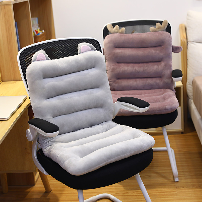 卡通坐垫靠背一体护腰靠可爱办公室座椅子靠枕靠垫腰椎腰部加高,居家布艺,腰靠垫,淘宝优惠券,粉丝福利购,淘宝优惠卷