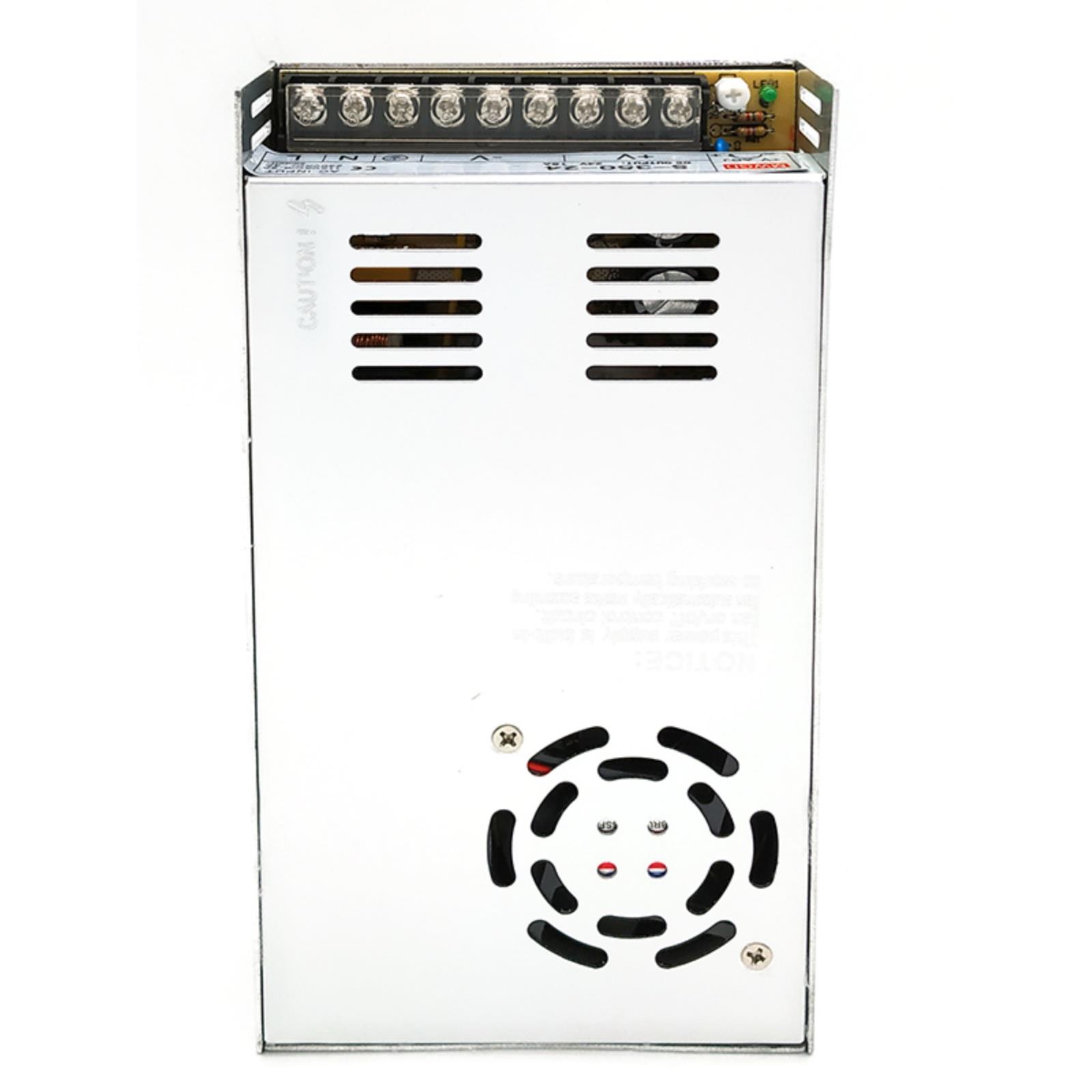 明纬LRS/NES/S-350W交流220v转5V12V24V48V直流LED开关电源变压器