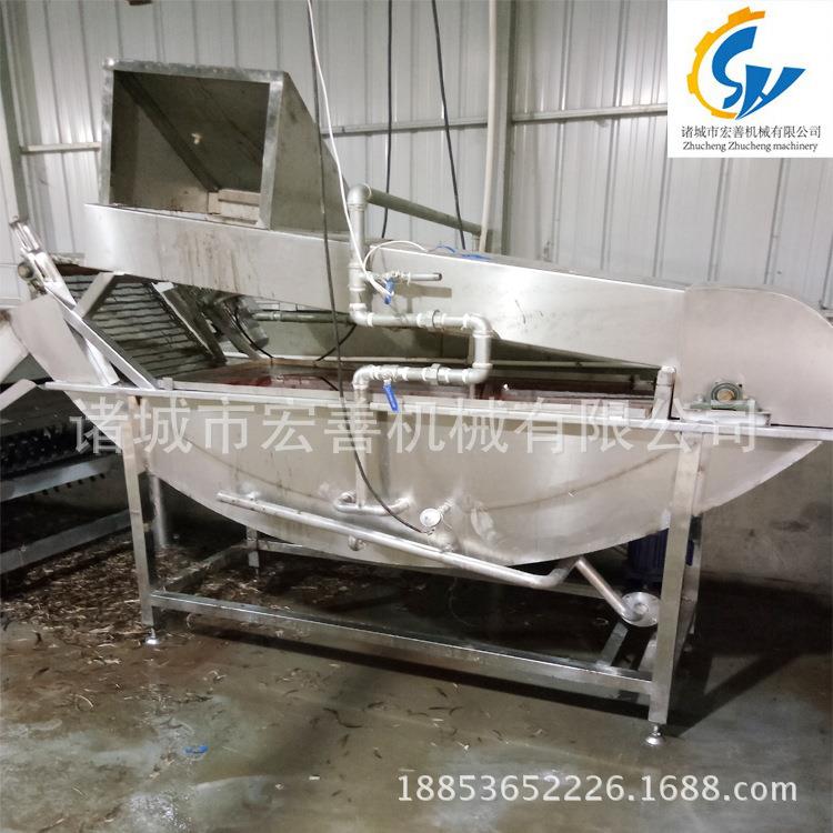 供应全自动家禽烫脱一体机大型船式脱毛机白条鸡鸭鹅屠宰设备