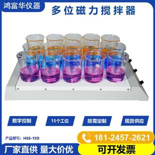 数显磁力搅拌器HSS 磁力搅拌机 15DStirrer3位至15位多款