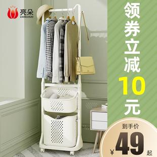 衣架落地卧室家用放脱下隔夜衣服简易架子晾挂次净衣置物架衣帽架
