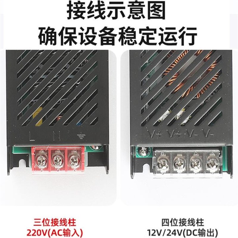电源变压器220V转12V24V静音变压器恒压电源带滤波防短路变压器