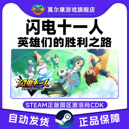 steam 闪电十一人 英雄们的胜利之路 闪电十一人go 国区激活码CDK