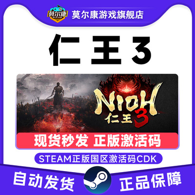 Steam仁王3 Nioh3 仁王3/现货秒发 仁王国区激活码CDK PC正版游戏