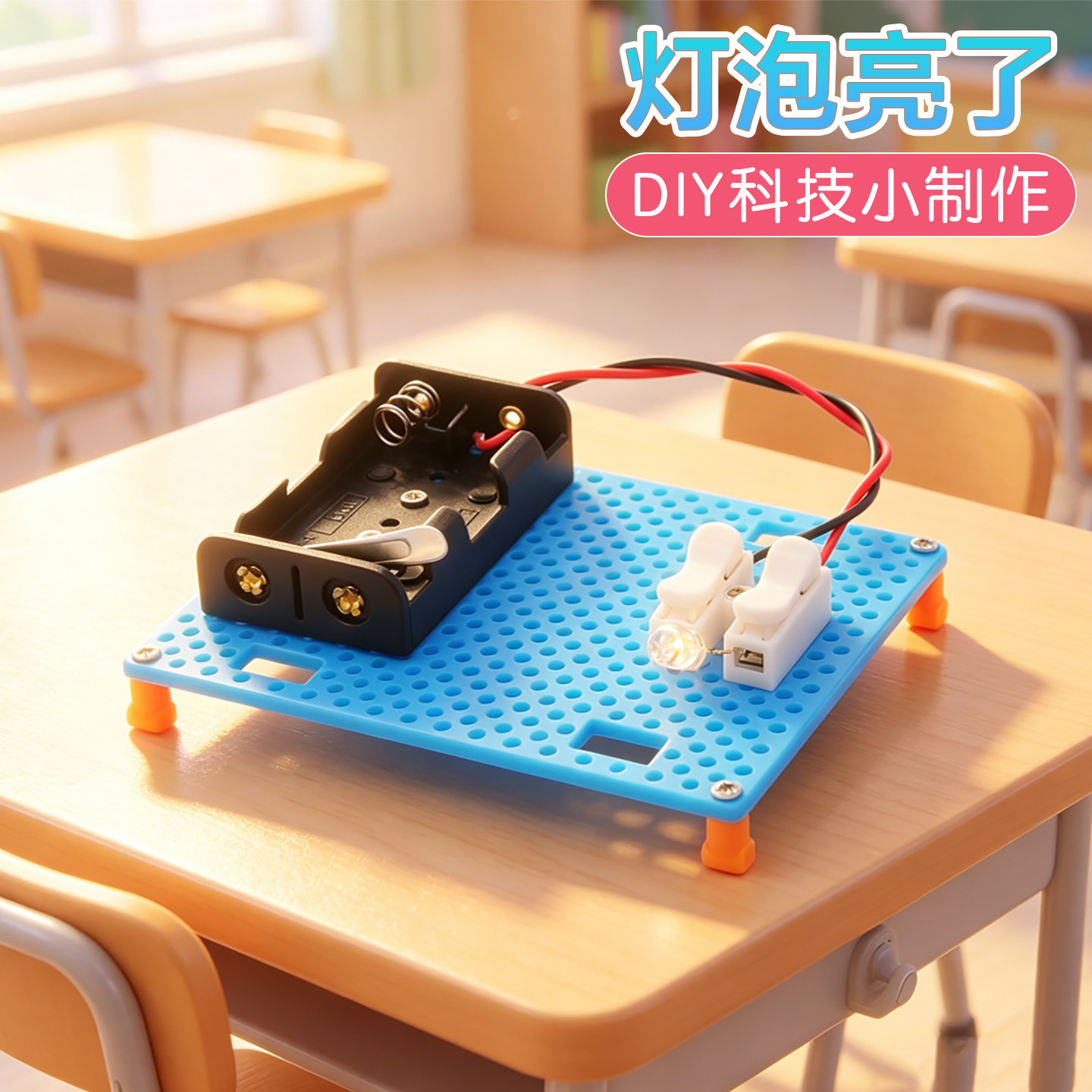 灯泡亮了科技小制作手工DIY材料