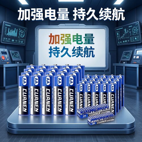 创能5号7号碳性普通干电池儿童玩具钟表遥控器家用五号1.5v七号