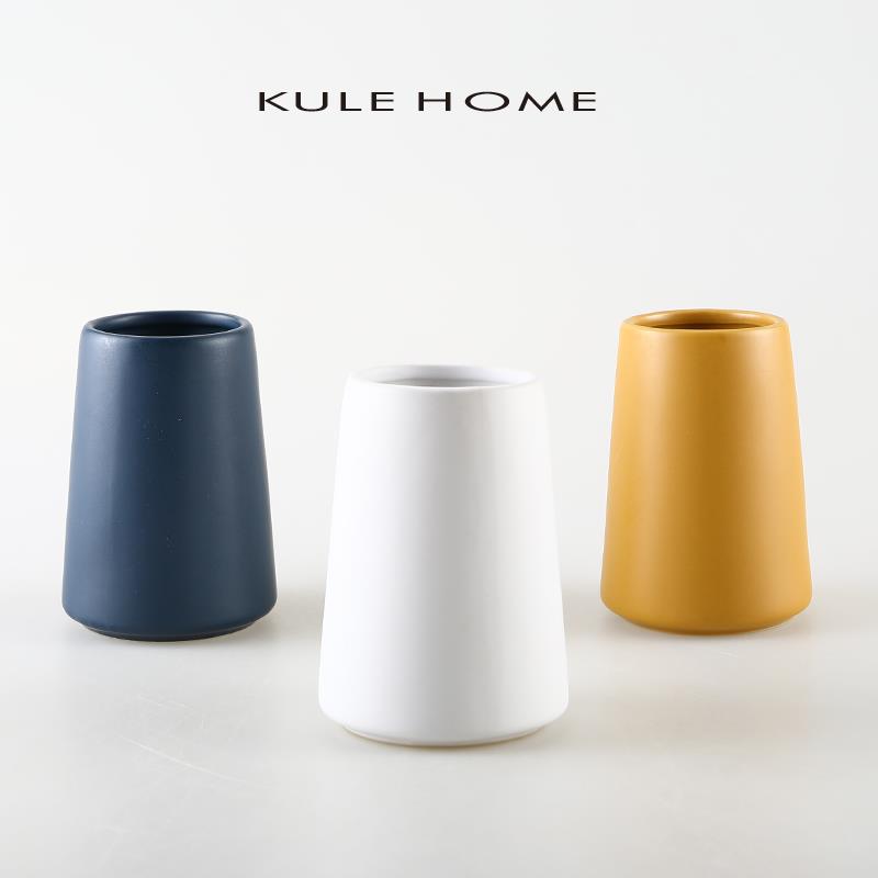 KULE HOME 高级漱口杯情侣家用高档刷牙杯洗漱杯陶瓷牙刷杯牙具杯