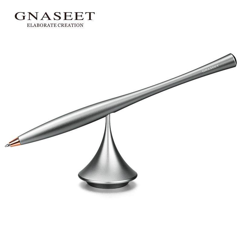 GNASEET旋转金属签字笔高档商务礼品笔私人刻字定制笔送客户
