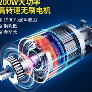 汽车无线吸尘器 车载无刷吸尘器 手持小型除尘器 吹吸两用大功率