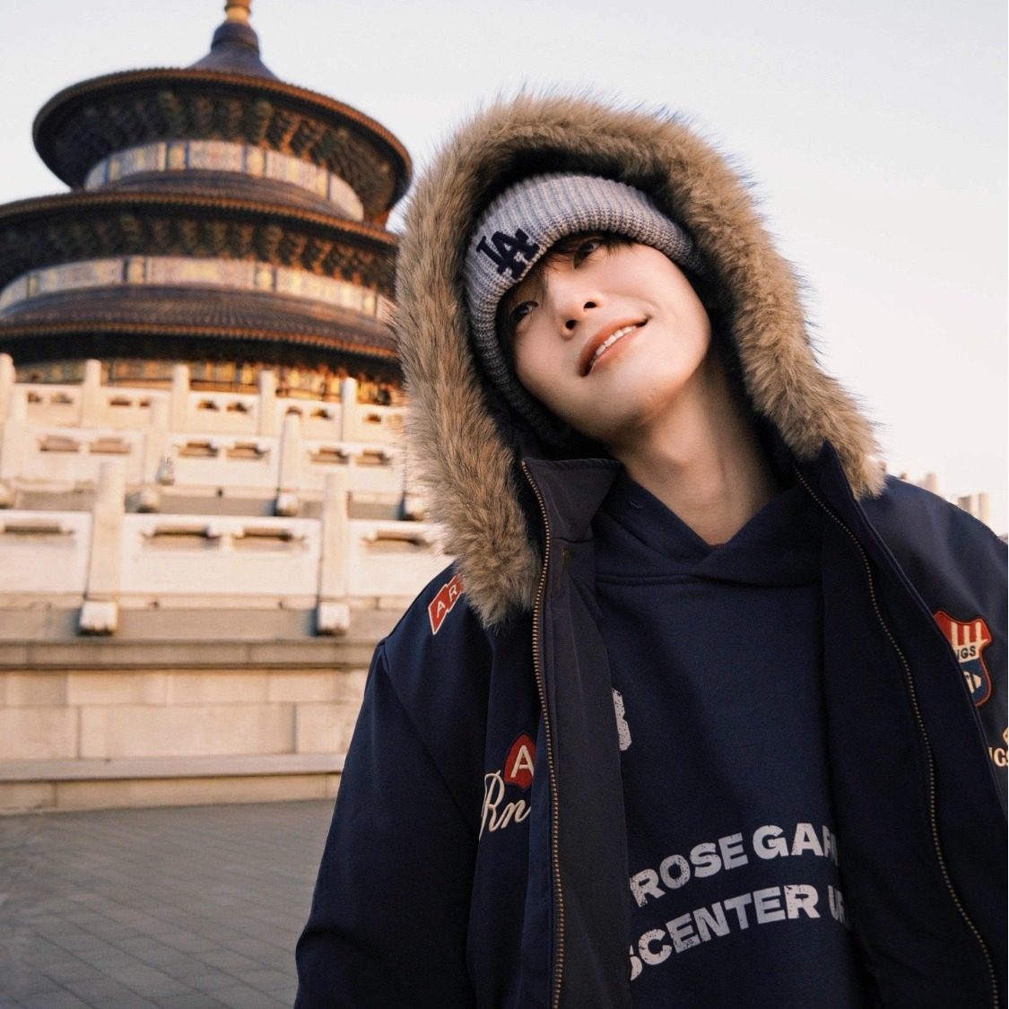 美式复古刺绣徽章座山雕棉服男女冬季小众加厚保暖飞行员夹克外套