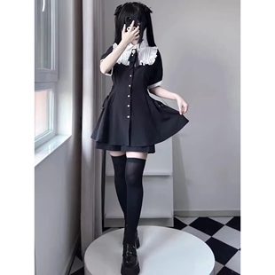 日单蕾系SC糯米风格蕾服日系jk制服木耳边绑带蝴蝶结套装可爱甜美