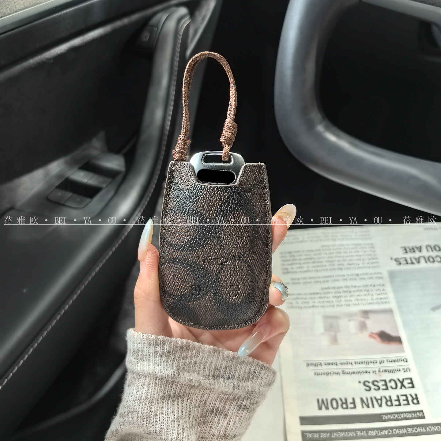 适用奥迪A6L钥匙套Q5L/A4L/A3LQ3