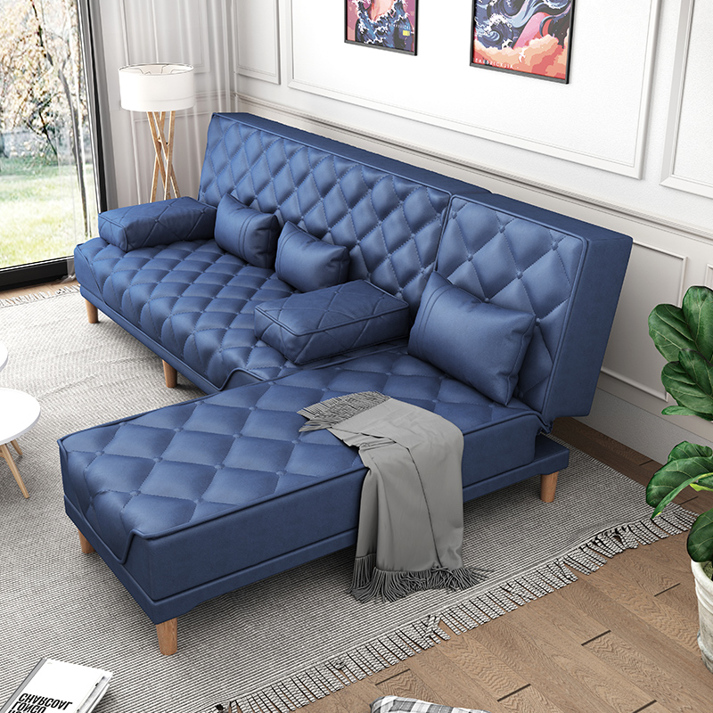 沙发床两用小户型折叠小沙u发网红单人贵妃椅客厅简约科技布沙发