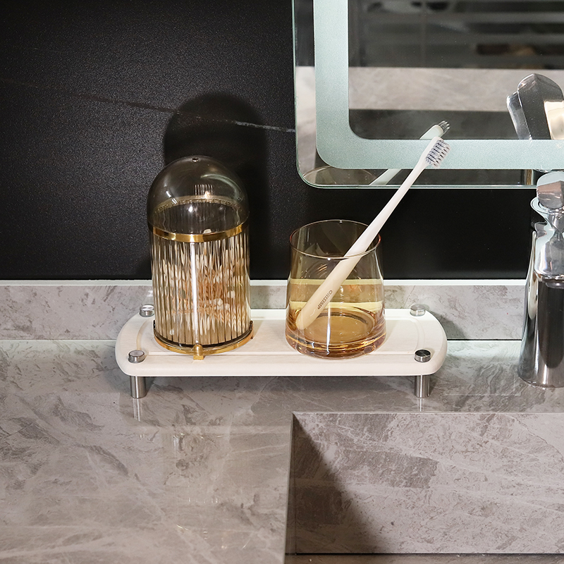 加高硅藻泥吸水垫杯垫肥皂垫电动牙刷座定制洗手台挡条硅藻泥硬垫