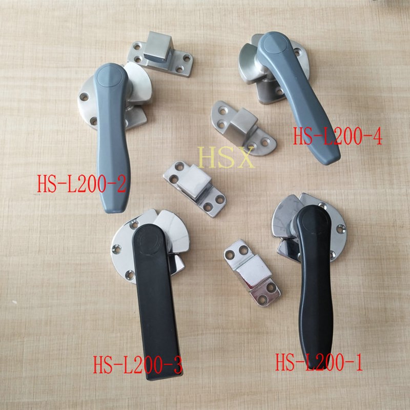 烘箱门锁冰柜密封拉手旋转把手冷库门锁蒸箱烤箱拉手商用橱柜门锁