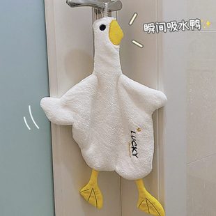 超强吸水家用厨房洗手间儿童加厚擦手布手帕 可爱卡通擦手巾可挂式