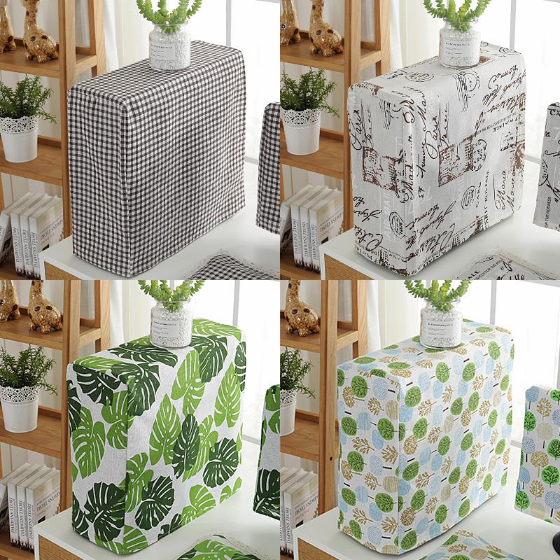 电脑主机罩防尘套imac罩主机箱罩简约现代布艺打印机一体机保护套