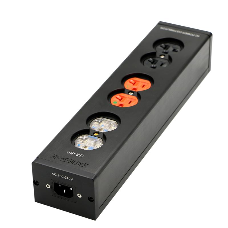 10mm厚全屏蔽发烧级音响功放胆机美标排插美国瓦特荷宝电源插座