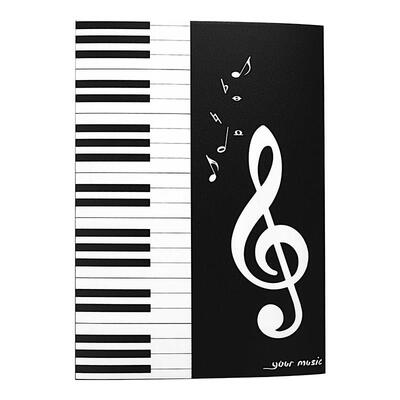 天色A4展开式乐谱夹连页演奏钢琴曲谱专用夹收纳谱夹册可修改吉他
