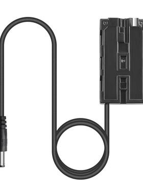 沣标NP-F550补光灯假电池外接电源配接器监视器模拟电池P-F970 F7