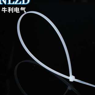 自锁式 足数250条塑料捆绑扎线带 黑白色尼龙扎带5 450宽3.6mm