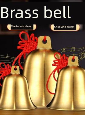 若正西部金钟饰品解决五黄两黑纯铜钟大型风铃门到门挂件城镇和市